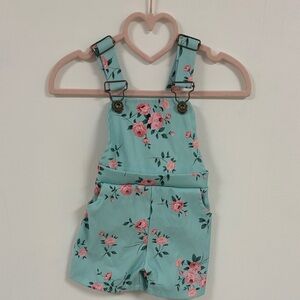 Floral Kids Overalls